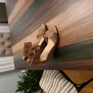 Sandal, Repot, Tan, Size 8